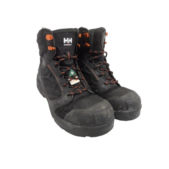 Helly Hansen Men's 6" ATCP Ultra Light Work Boots HHS173001 Black Size 8M - Picture 1 of 9